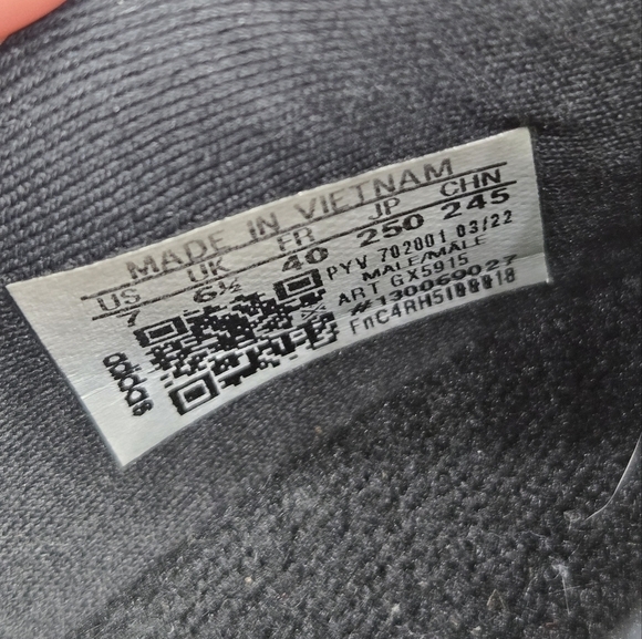 adidas UltraBoost 22 \'Black Solar Yellow\' Men\'s Running Shoes Size 7 main image 5
